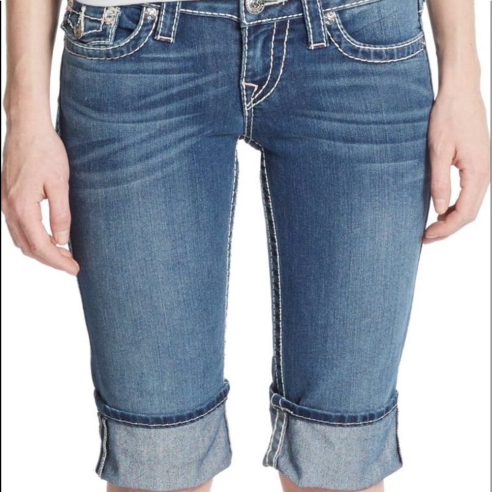 True Religion Jean Bermuda Shorts
